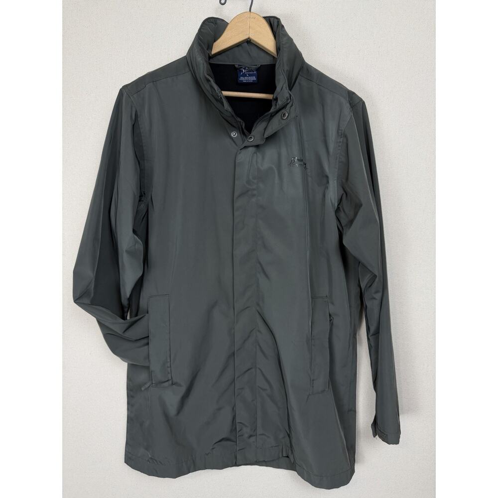 Bimini Bay Outfitters Ltd. Coat Windbreaker Water Resistant Hooded Pockets Large